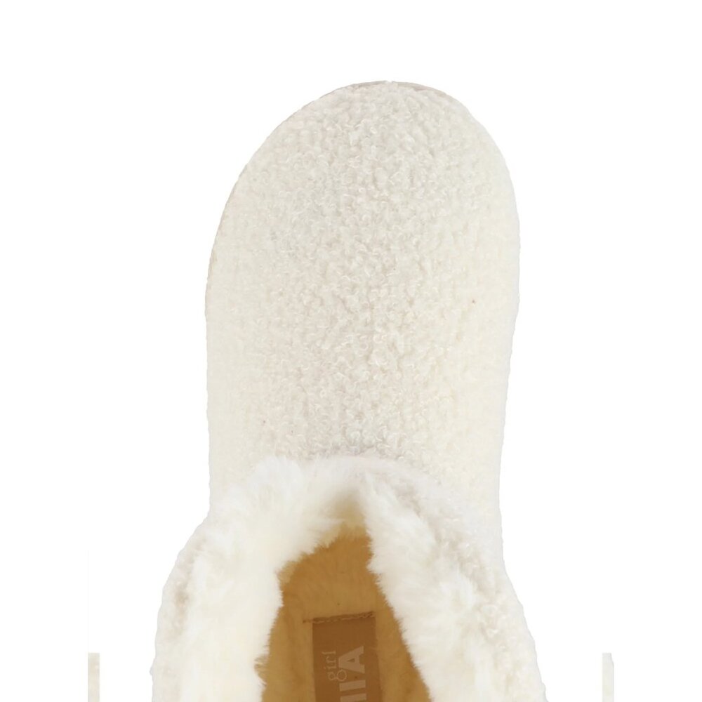 Mia White Gold Western Theme Cozy Women’s Slippers Size 10 Medium New - Picture 5 of 8